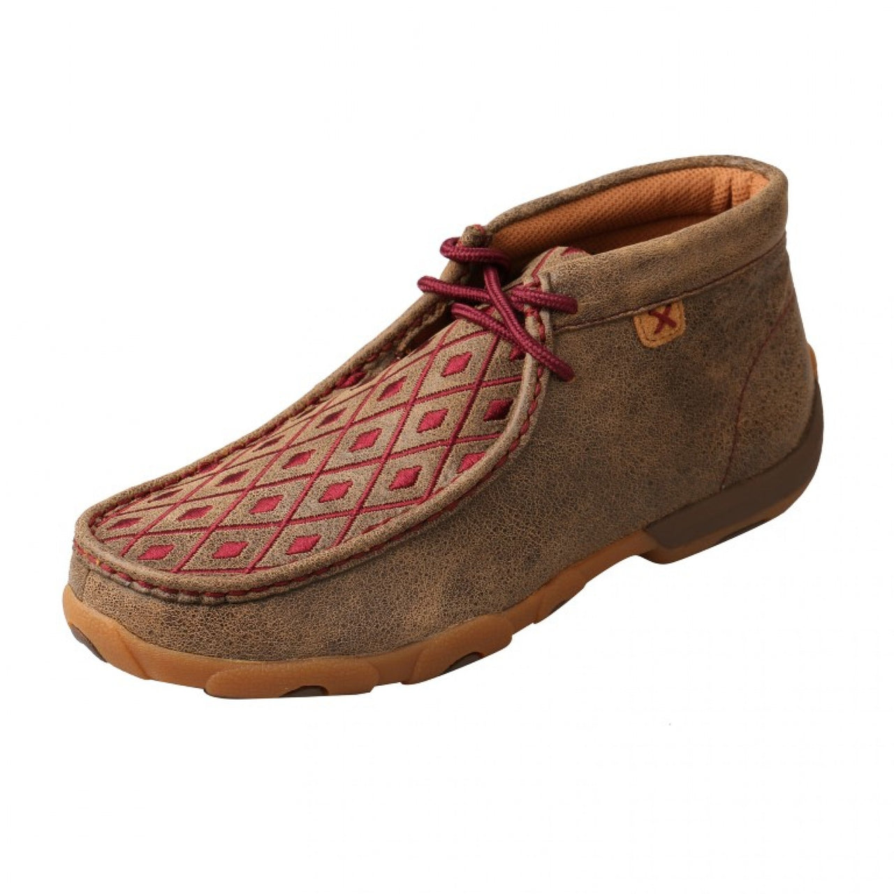 Twisted X Women's Driving Moc - High Ankle - Bomber/Mahogany