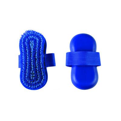 Aime Imports 6 1/2" Plastic Medium Comfort Grip Bristle Brush - Blue