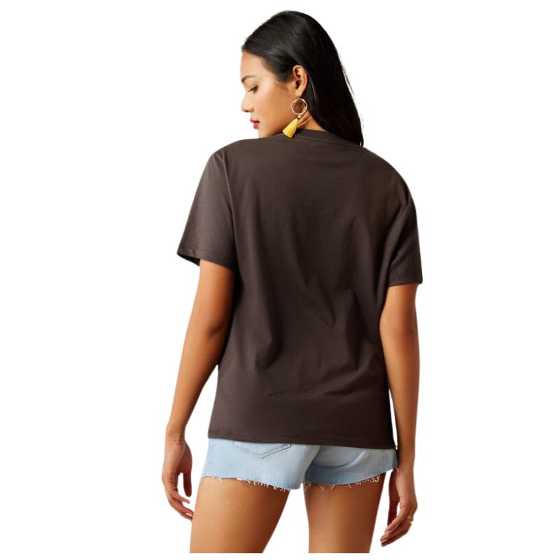 Ariat Women's Short Sleeve No Roads Tee Shirt- Vintage Black