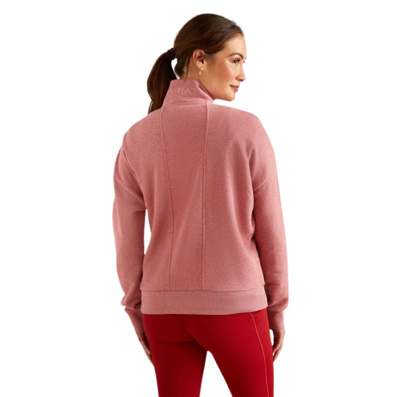 Ariat Women's Friday 1/2 Zip Sweatshirt - Dusty Rose
