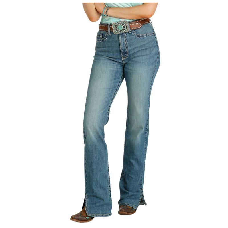 Cruel Women's Skylar Boot Cut Jeans - Medium Stonewash 2
