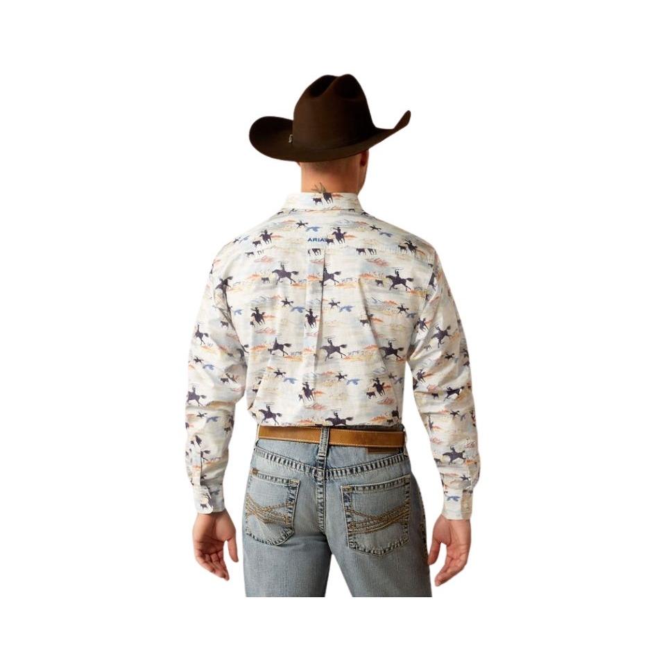 Ariat Men's Ryker Long Sleeve Shirt - Light Blue