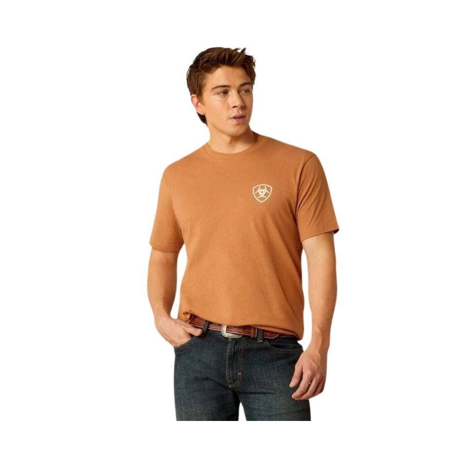 Ariat Men's Horizon Oasis Short Sleeve T Shirt - Chipmunk