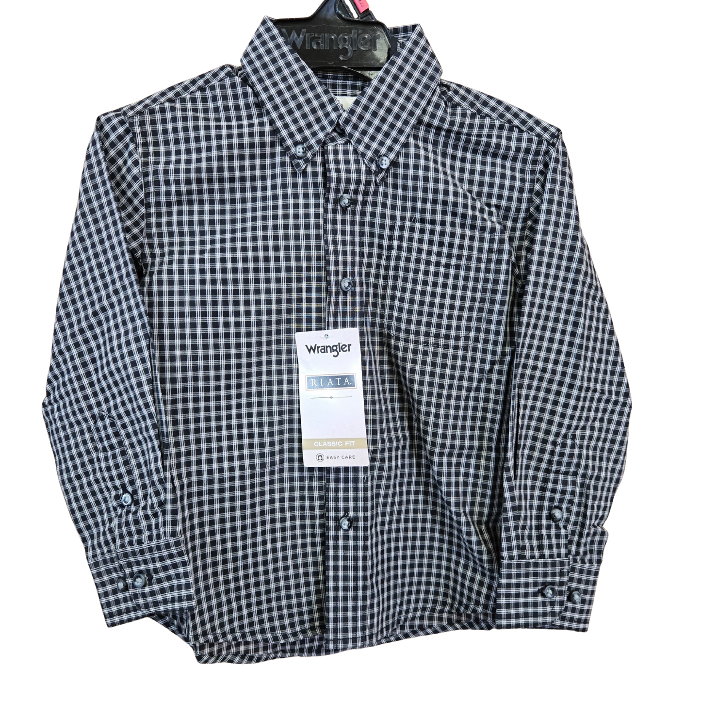 Wrangler Boy's Long Sleeve Riata Snap Shirt - Colours Very