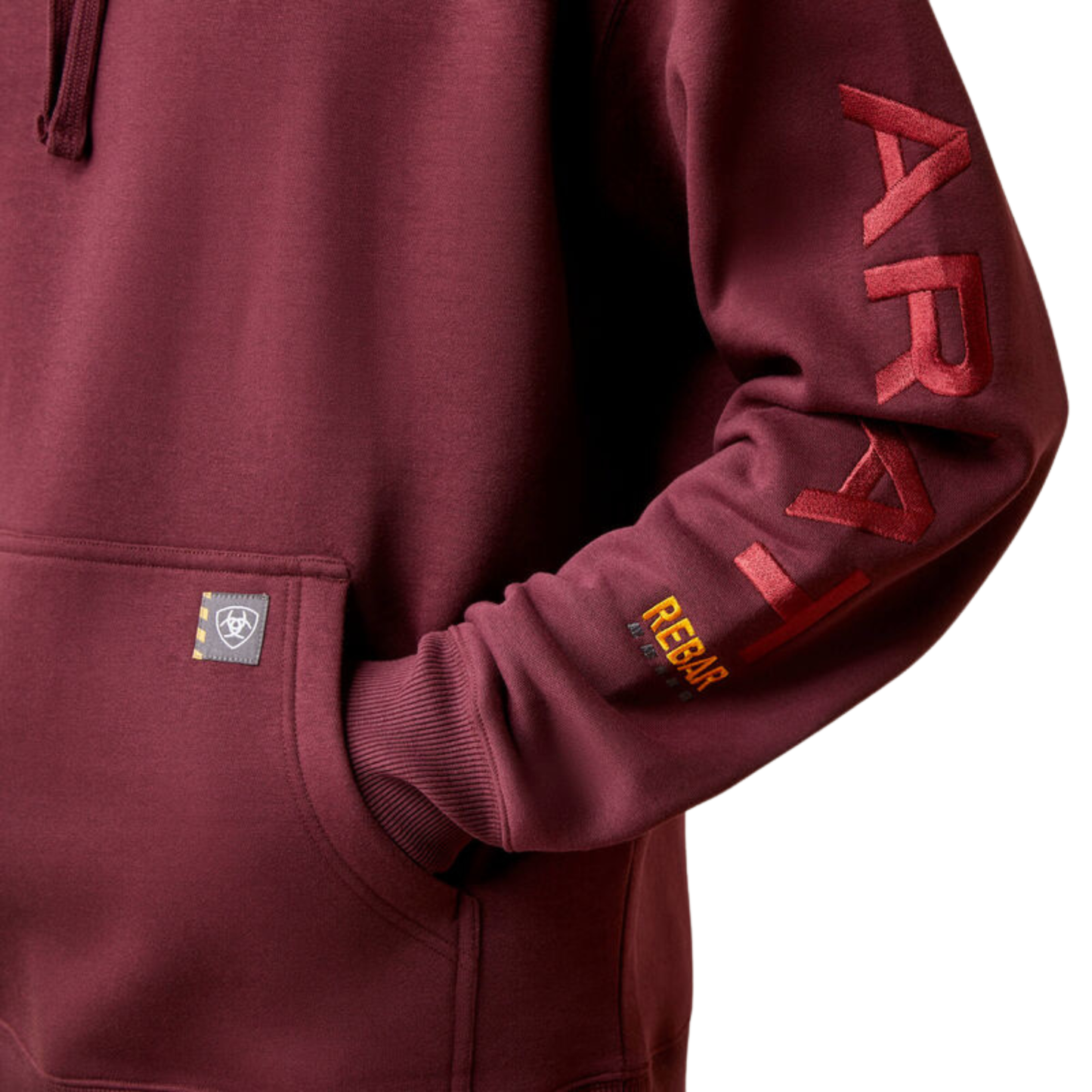 Ariat Men's Rebar Graphic Hoodie - Malbec