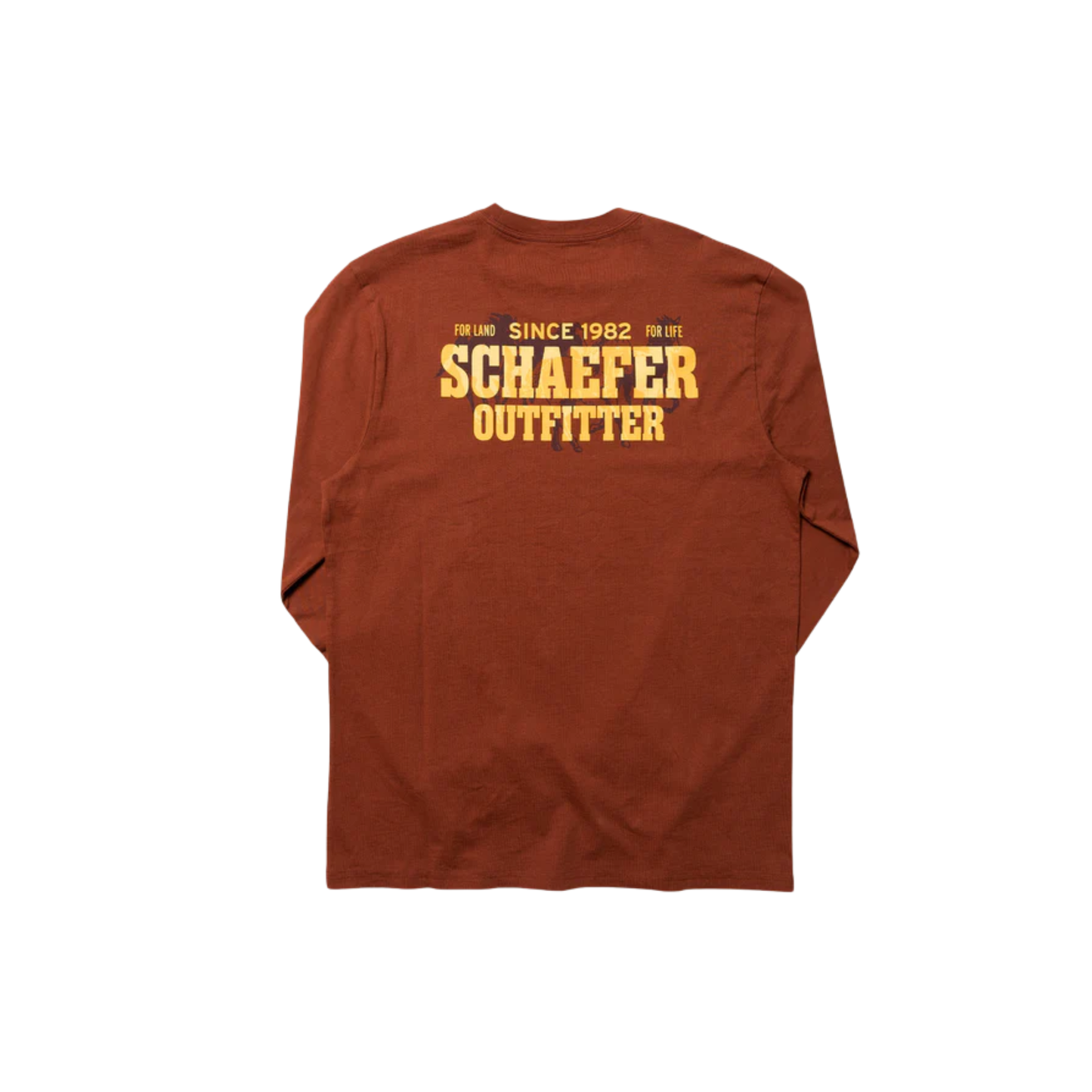 Schaefer Men's Long Sleeve Logo Tee