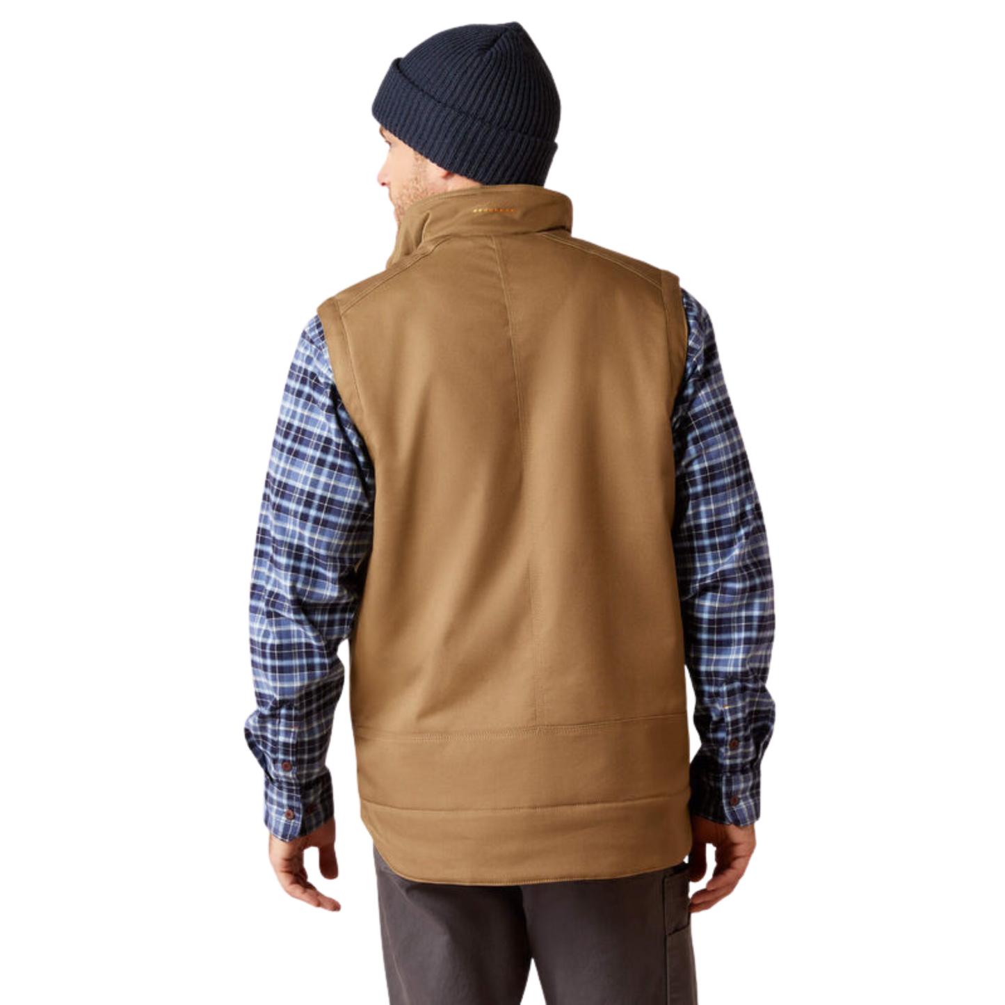 Ariat Men's Rebar DuraCanvas Vest Field Khaki