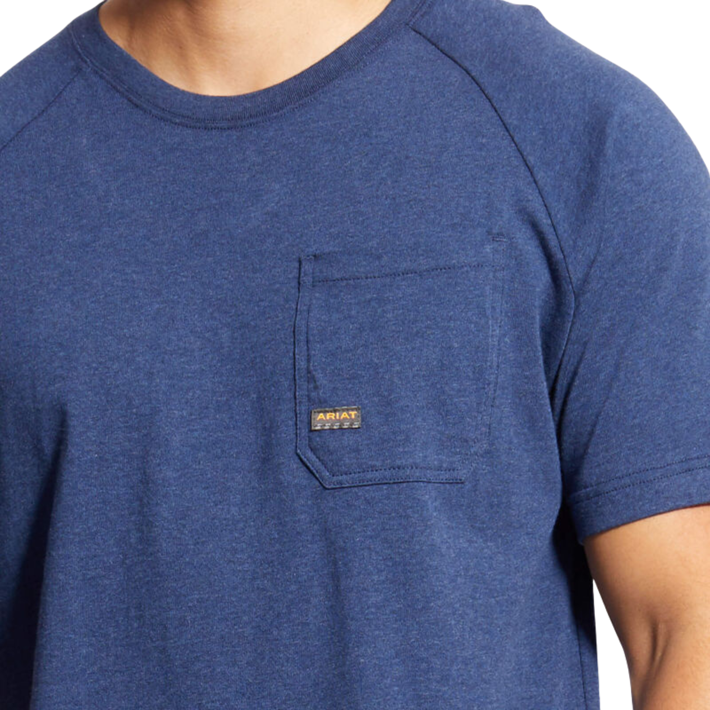 Ariat Men's Rebar Cotton Strong T-Shirt - Navy Heather