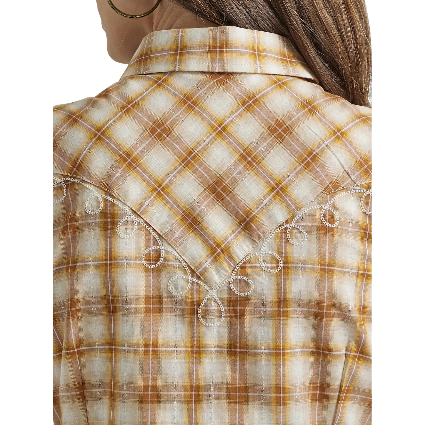 Wrangler Women's Slim Rodeo Snap Shirt - Yellow