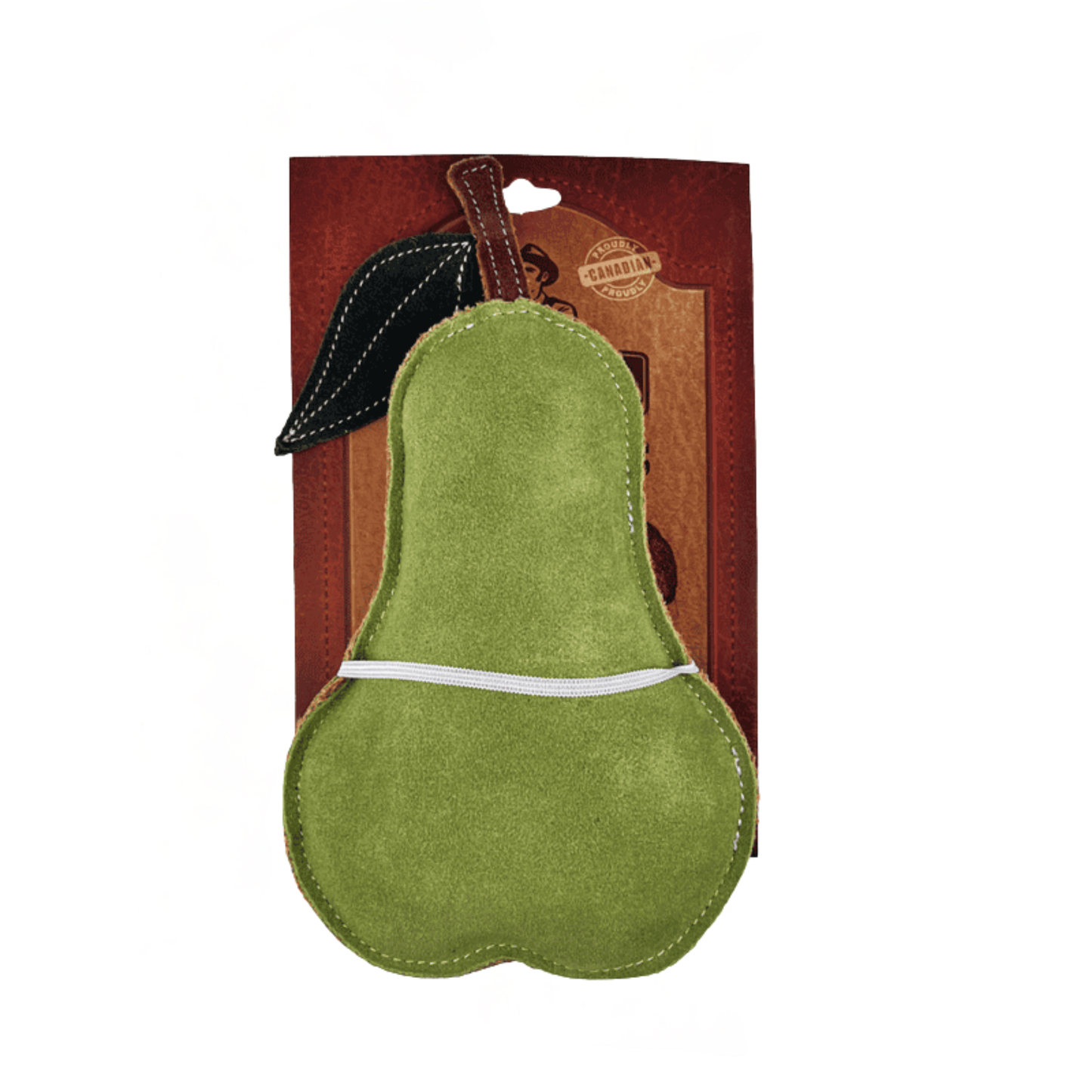 Farmer Brown Suede Pet Toys - Pear