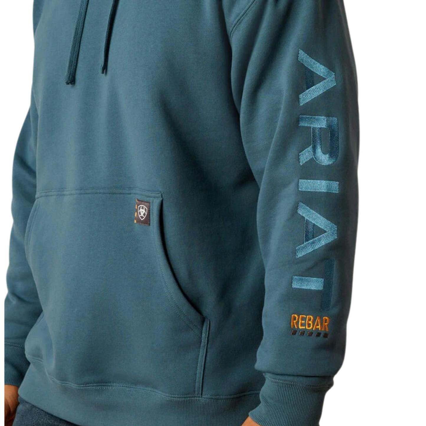 Ariat Men's Rebar Graphic Hoodie - Stargazer/Larkspur