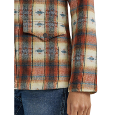 Wrangler Women's Western Blazer Coat Plaid - Multi