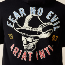 Ariat Men's Stitched Skull Long Sleeve Hoodie - Black