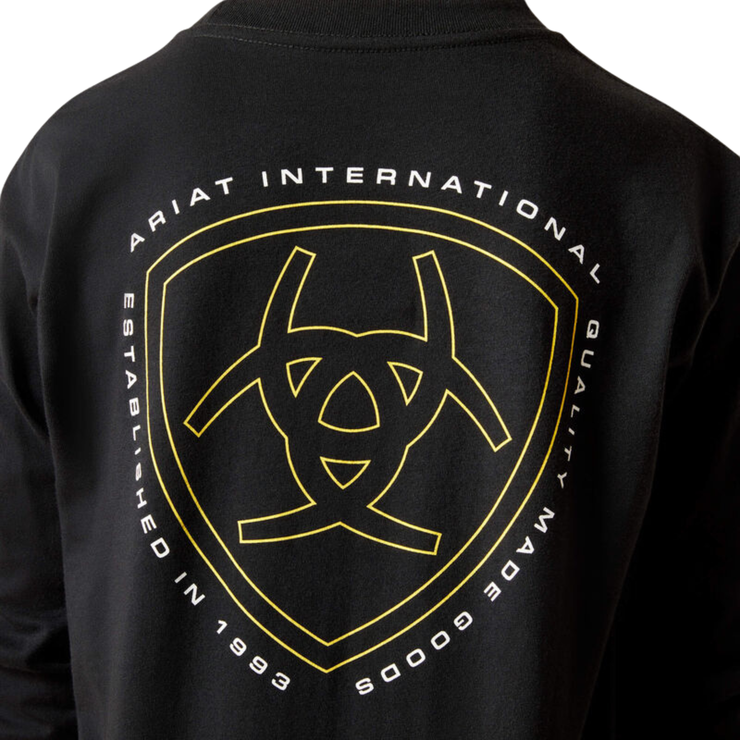 Ariat Boy's Easy Rider Long Sleeve Tee-Shirt - Black