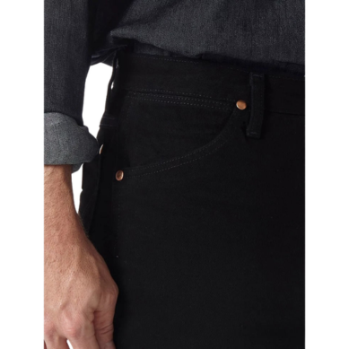 Wrangler Cowboy Cut Slim Fit Men's Jean - Shadow Black - Irvine Tack & Western Wear