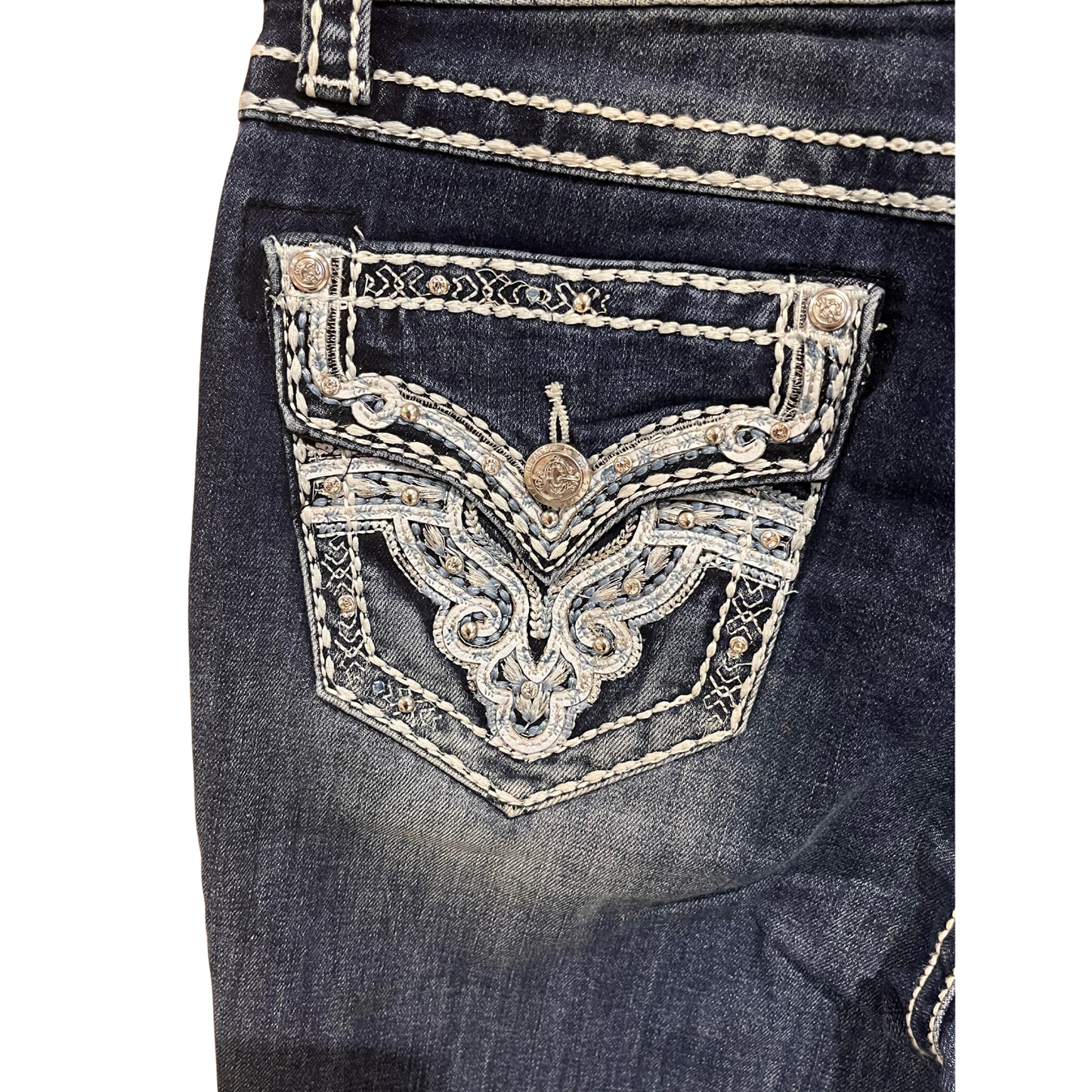 Grace in LA Women's Heavy Stitched Jeans