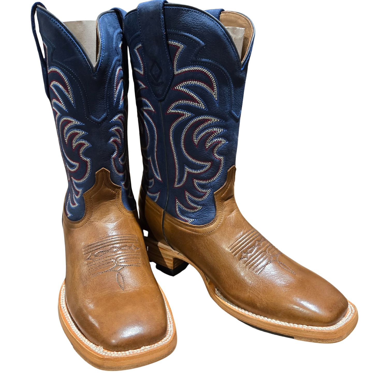 Rocking Diamond Brand Men's Top Fifteen BSQ Boots - Burnished Tan