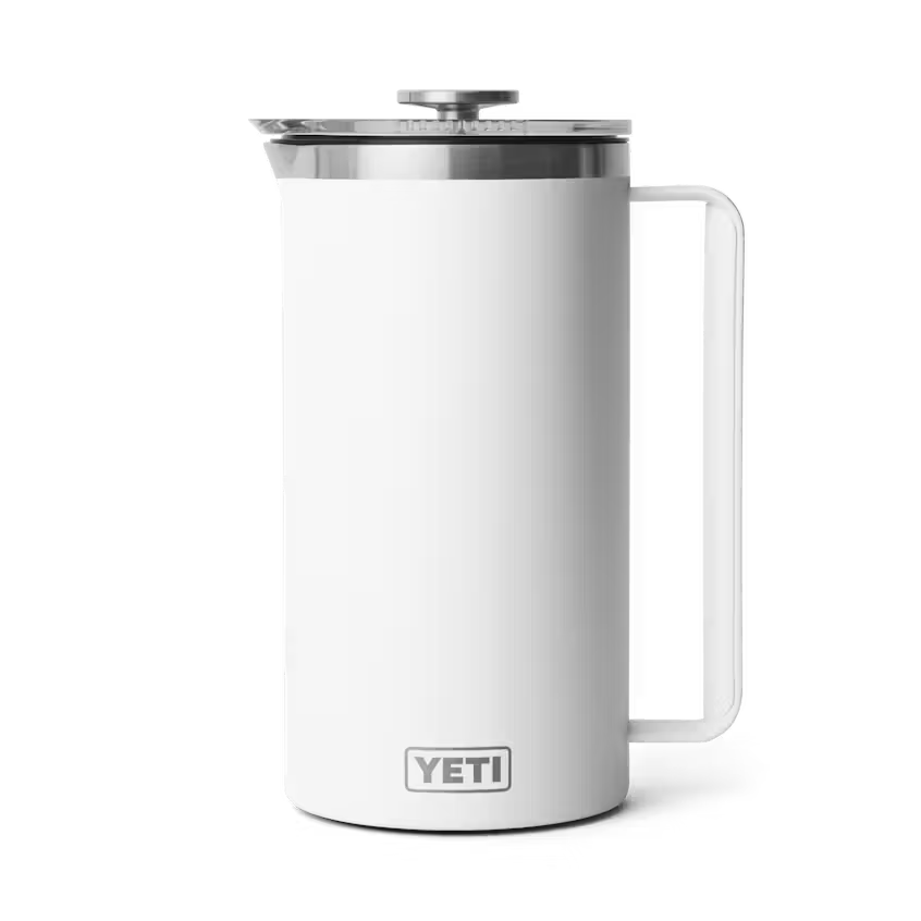 Yeti Rambler™ 1.9L French Press w/Twist-to-Lock French Press Lid - White