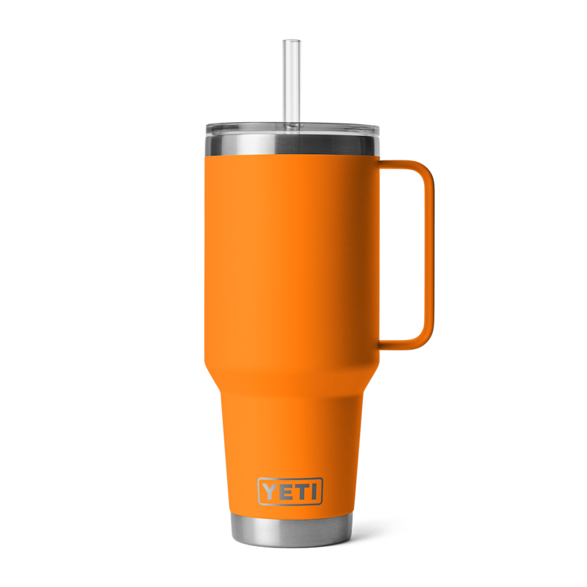 Yeti Rambler 1.2L Straw Mug w/Straw Lid - King Crab Orange