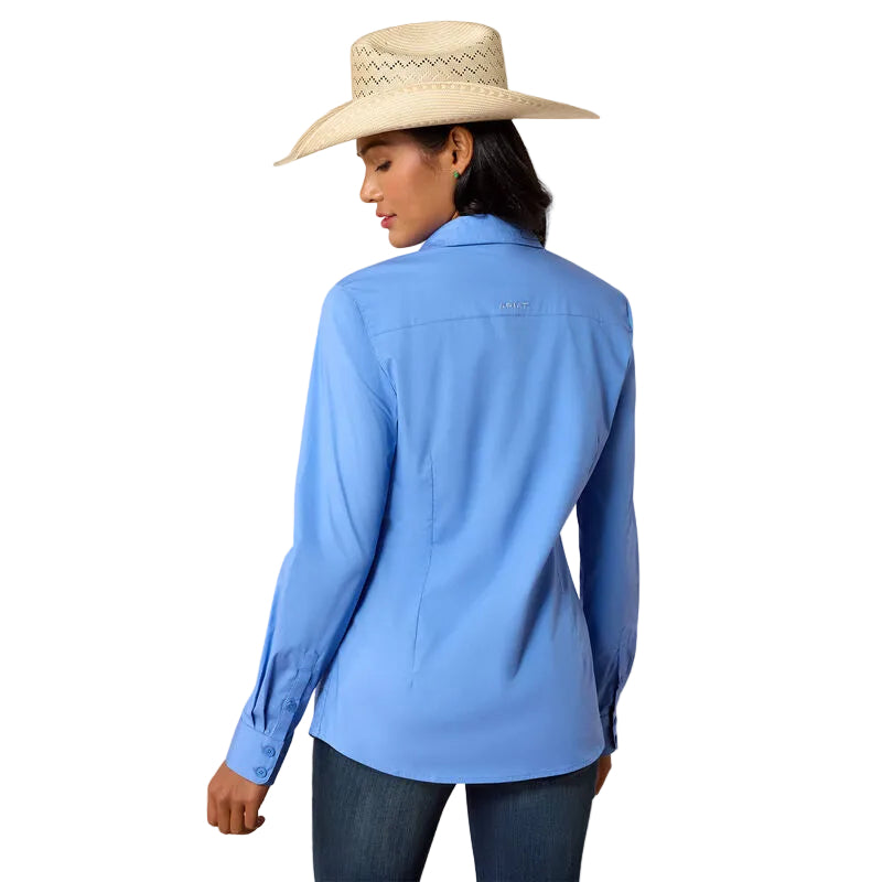 Ariat Women's Kirby Long Sleeve Stretch Shirt - Ultramarine