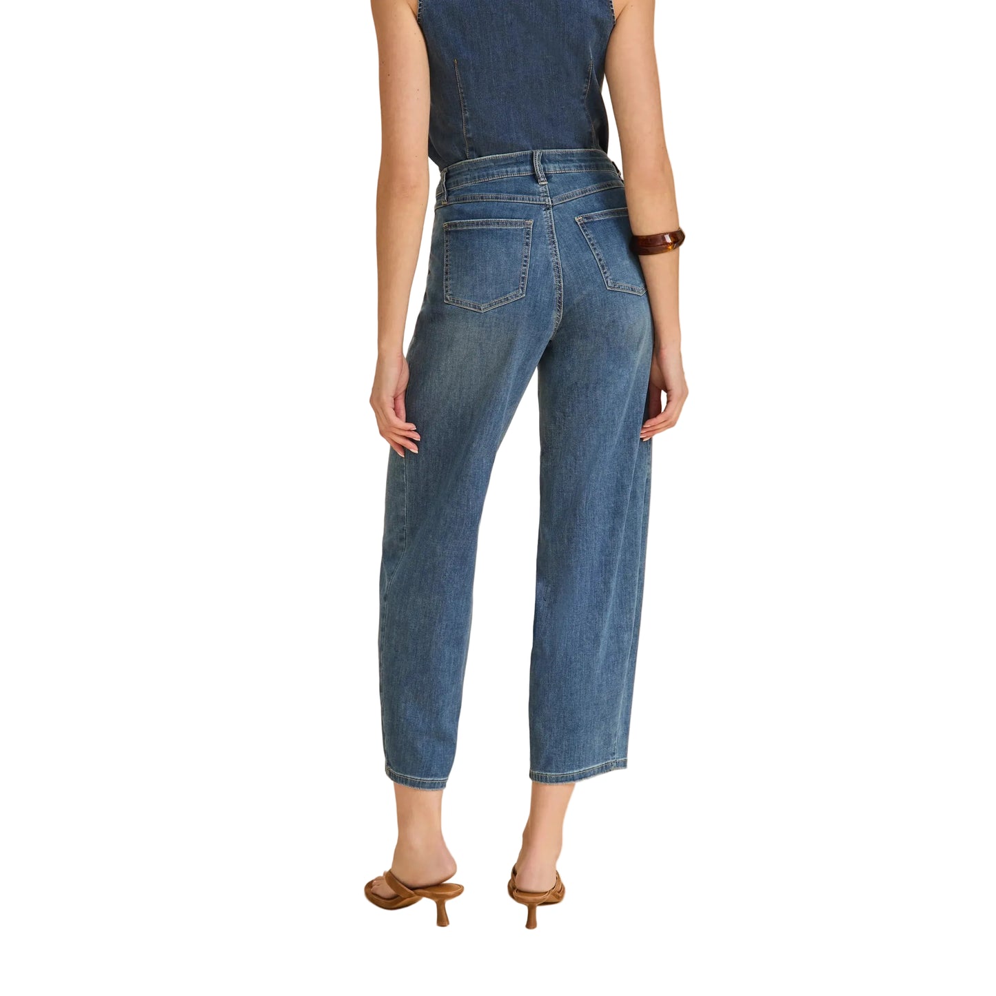 FDJ Women's Girlfriend Barrel Ankle Denim - Medium Wash - Irvine Tack & Western Wear