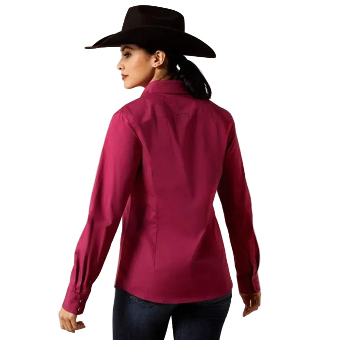Ariat Women's Kirby Long Sleeve Shirt - Beaujolais