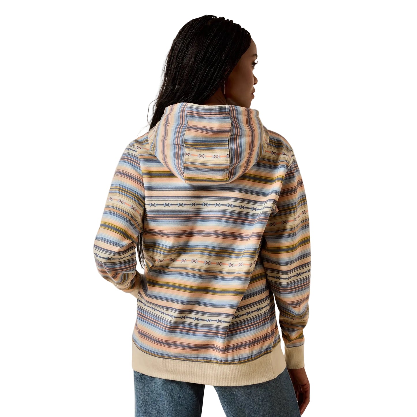 Ariat Women's Logo 2.0 Serape Print Hoodie - Multi Colour - Irvine Tack & Western Wear
