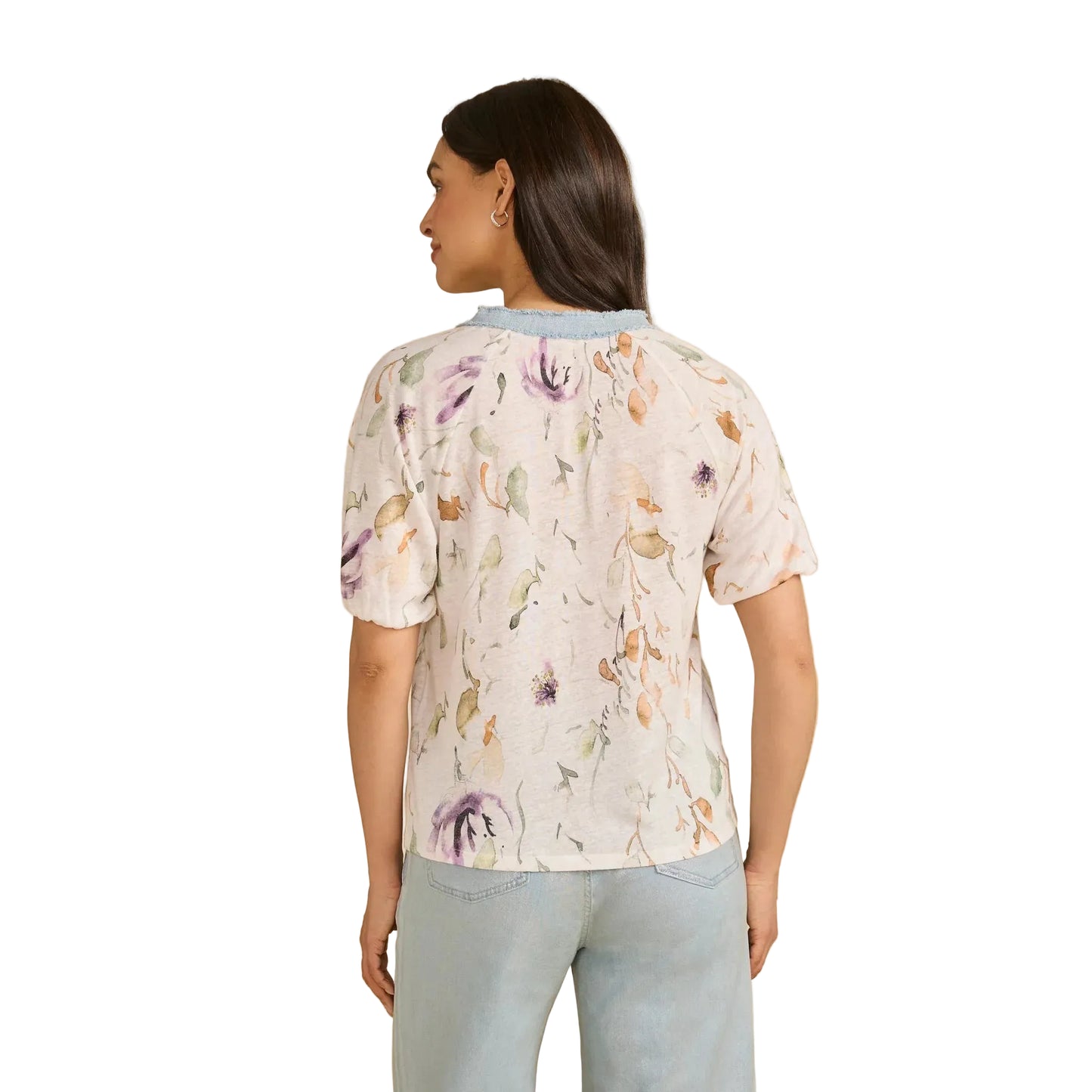 FDJ Women's Elbow Sleeve Embellished Top - Delicate - Irvine Tack & Western Wear