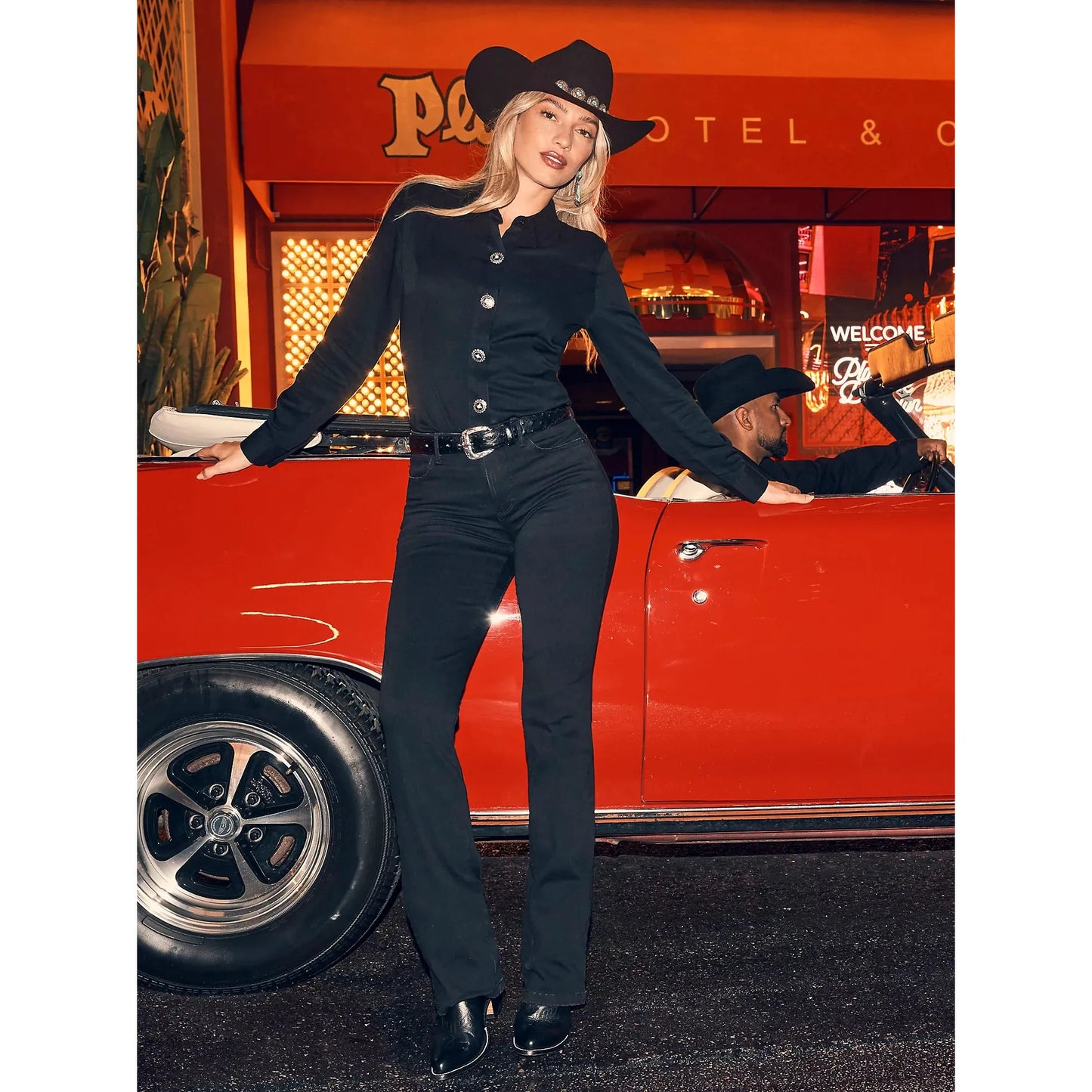 Wrangler Women's Bespoke High Rise Bootcut Jeans - Leighton