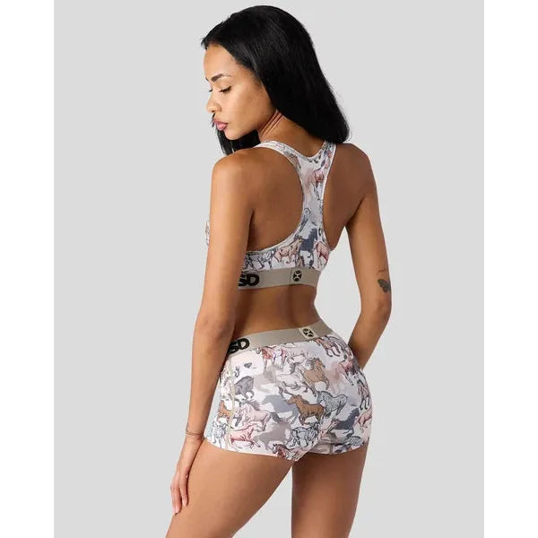 PSD Underwear Women's Hooey Wild Horses Underwear - Multicolour