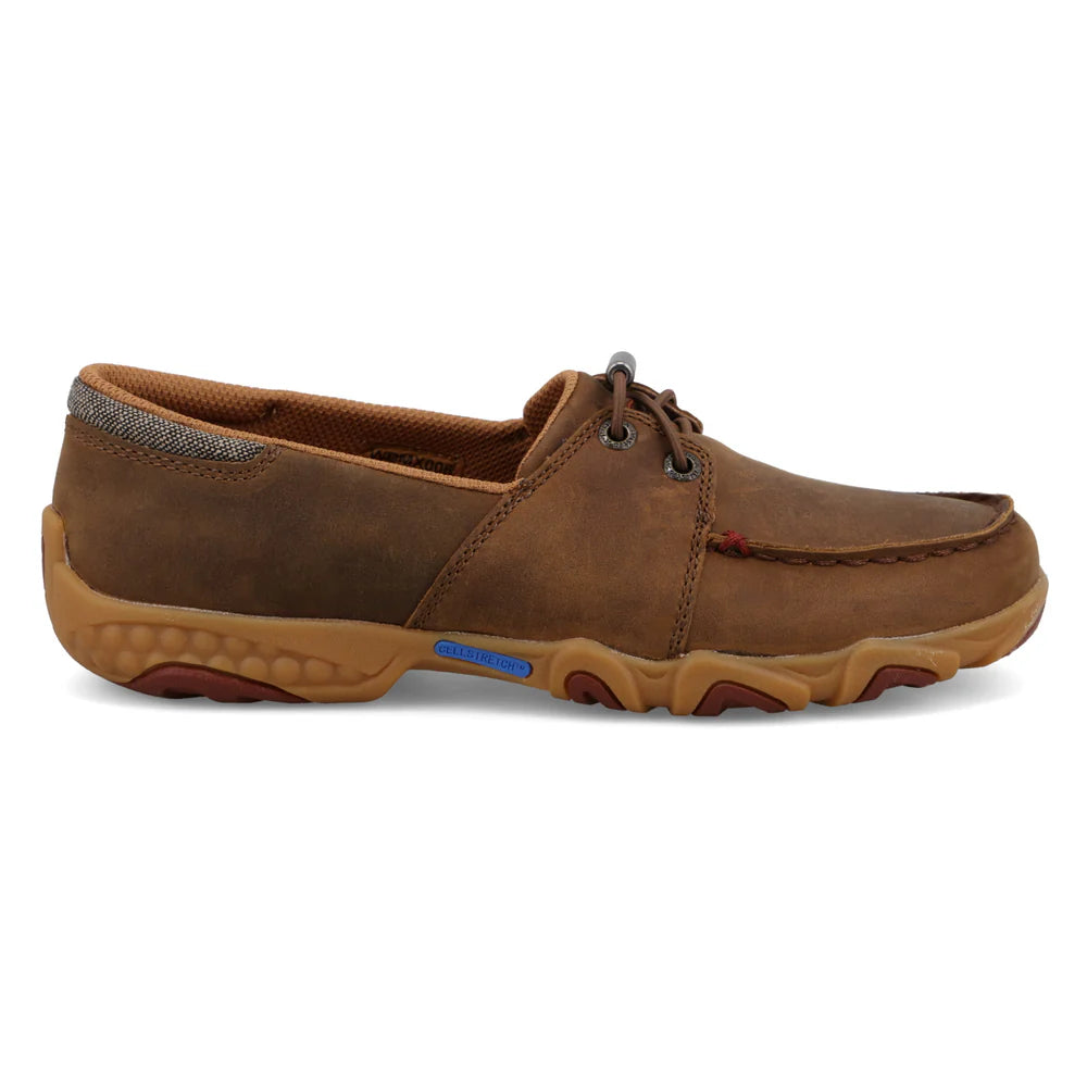 Twisted X Ladie's Boat Shoe Driving Moc - Brown