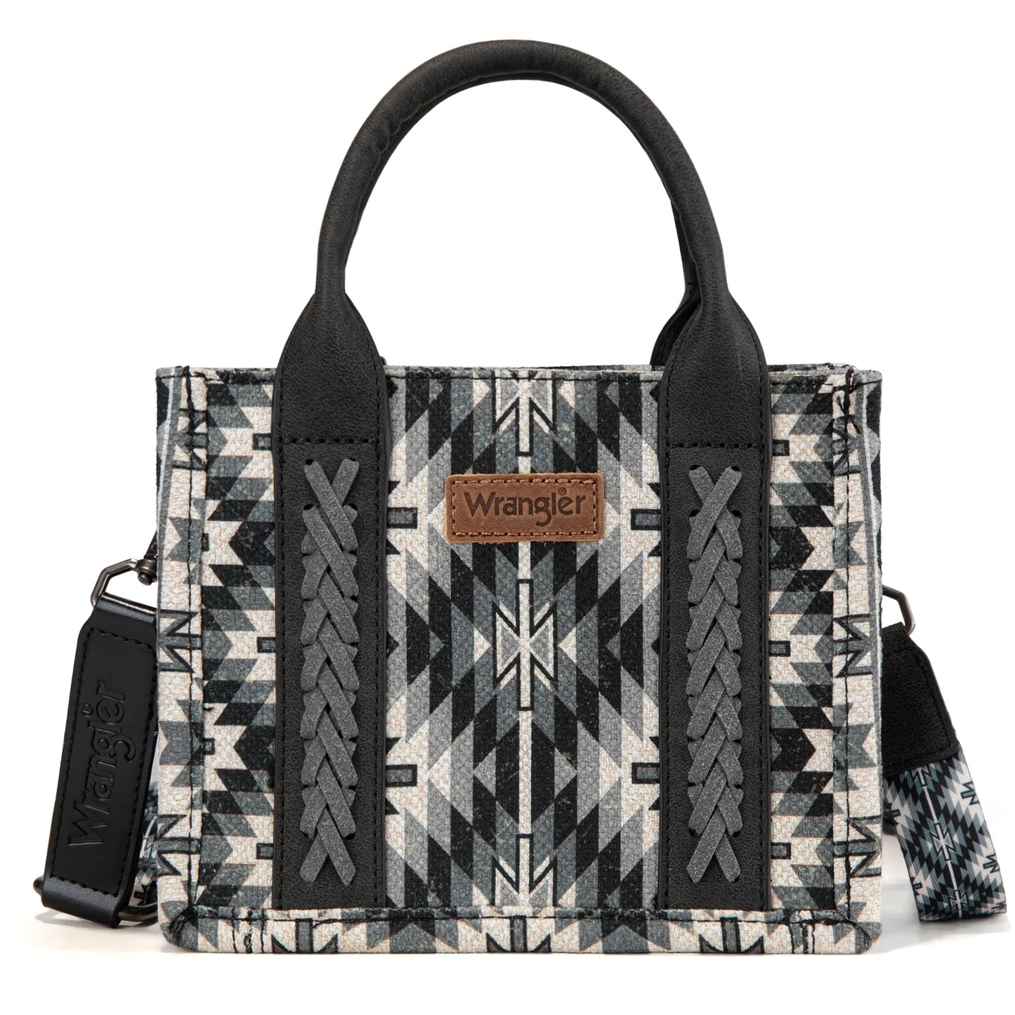 Wrangler Southwest Pattern Dual Sided Mini Print Tote/Crossbody