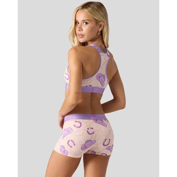 PSD Underwear Women's Lassoed Up Boy Short Underwear - Lavender