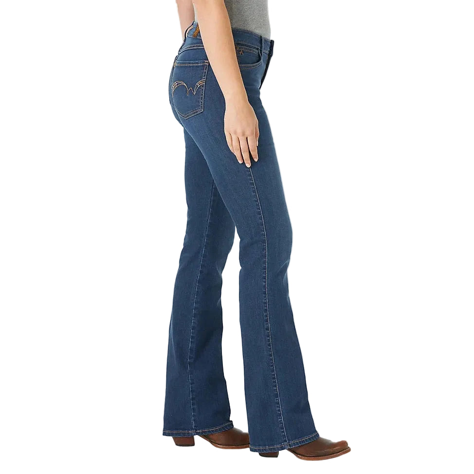 Wrangler Women's Aura Mid Rise Bootcut Jeans - Jennifer