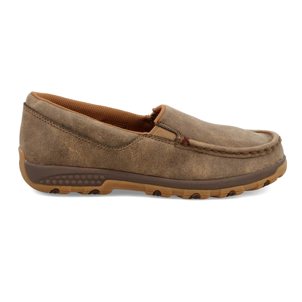 Twisted X Women's Cellstretch Casual Slip-on Low, D Toe - Bomber