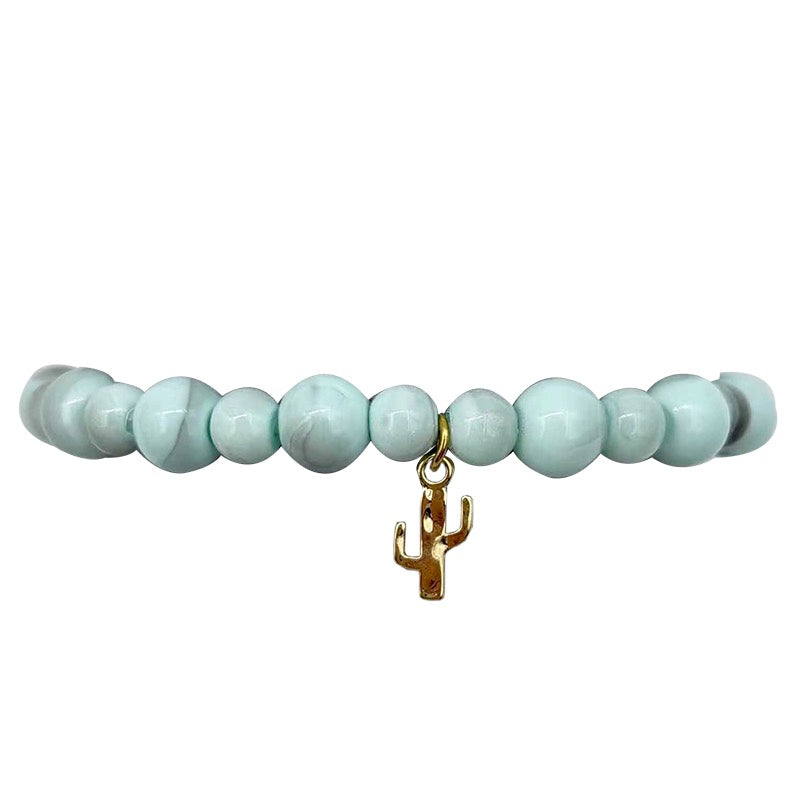 KC Bracelet Blue Cactus