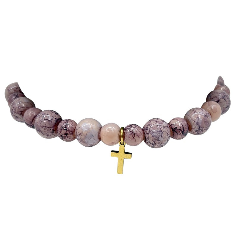 KC Bracelet Cross Pink