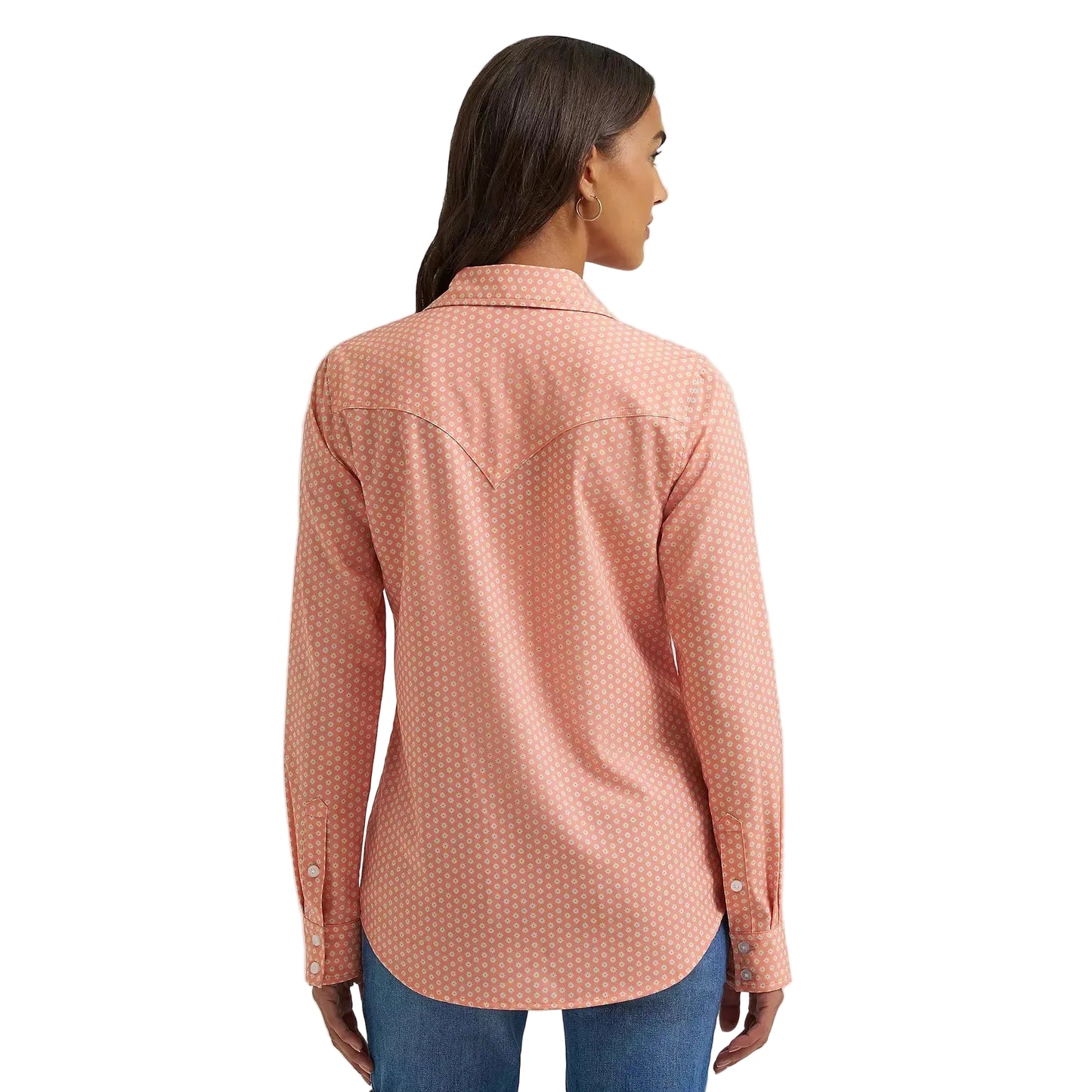 Wrangler® Women's Aria Performance Long Sleeve Shirt - Orange