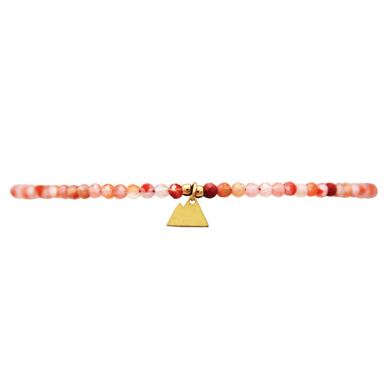 KC Bracelet Mountain Orange Beads