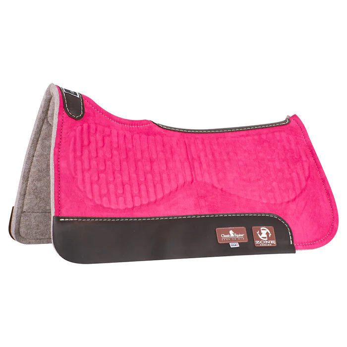 Zone Series Micro Suede Felt Bottom 31 x 32 - Pink - Irvine Tack & Western Wear