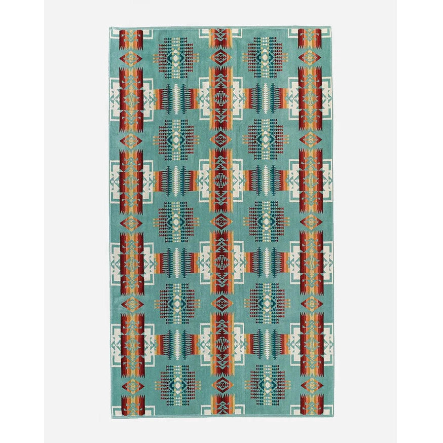 Pendleton Chief Joseph Spa Towel Aqua Blue
