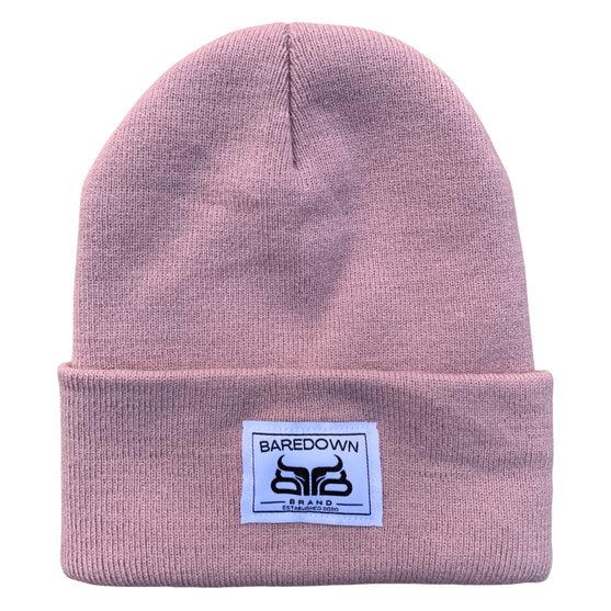 Baredown Brand Classic Beanie w/White Baredown Sewn Label - Multiple Colours