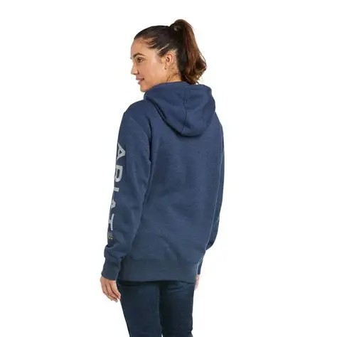 Ariat Women's Rebar Graphic Hoodie - Blue Indigo/Night Sky