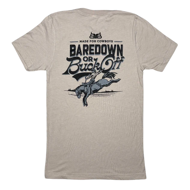 Baredown Brand Unisex Buck Off T-Shirt - Multiple Colours Dusty Blue