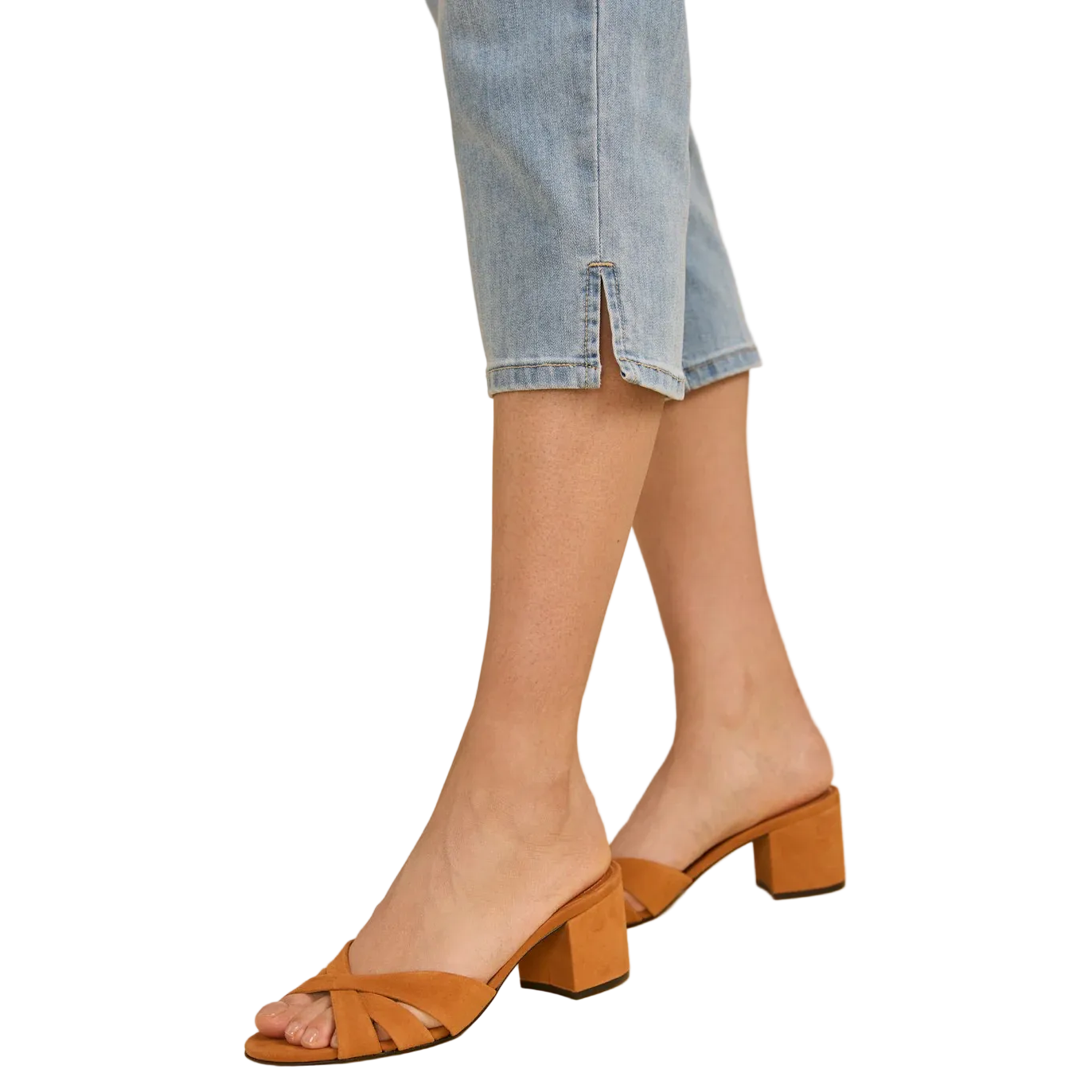 FDJ Women's Suzanne Denim Capri - Light Wash