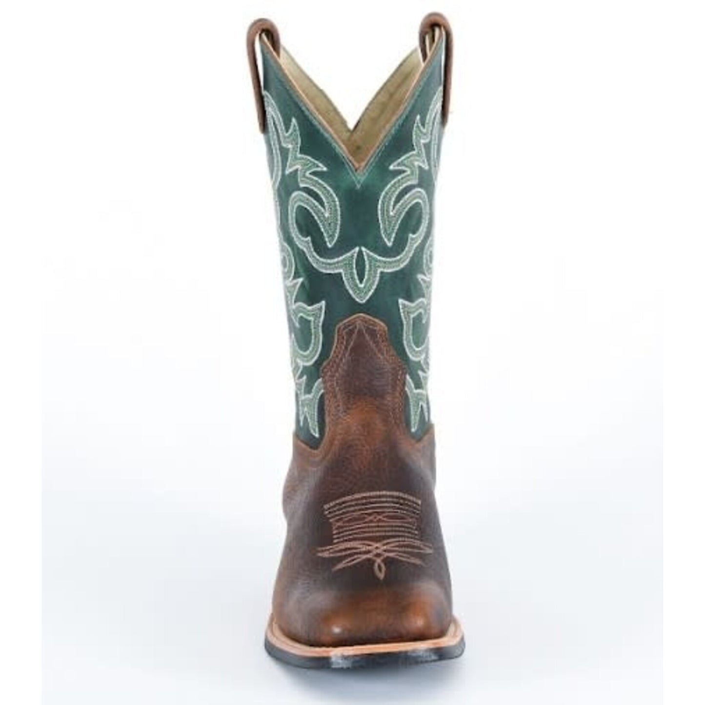 Canada West Men's Brahma Roper Boots- Tan/ Mint