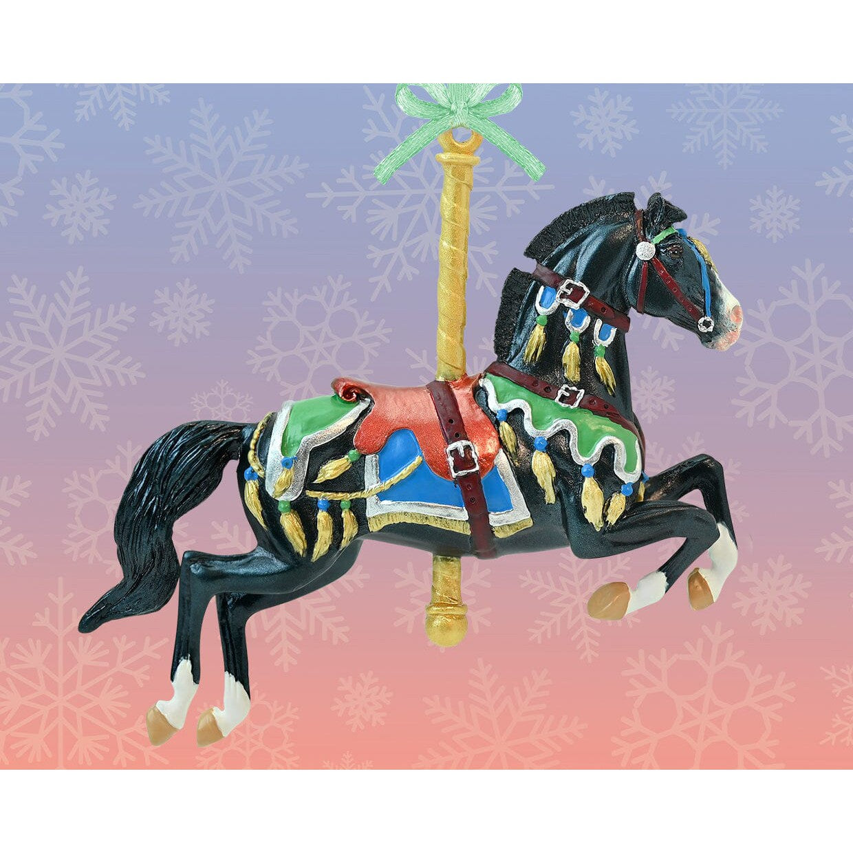 Breyers Charger Carousel Ornament - Holiday 2023