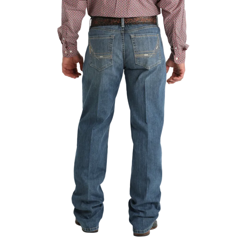 Cinch Men's Grant Relaxed Bootcut Jean- Medium Stonewash - Irvine Tack & Western Wear