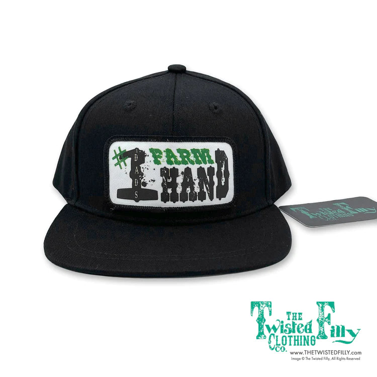 The Twisted Filly Dad's #1 Ranch Hand Infant/Toddler Snapback Hat - Black
