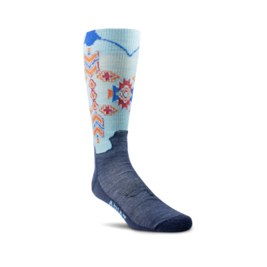 Ariat Women's Western Boot Mid Calf Everyday Performance Wool Socks